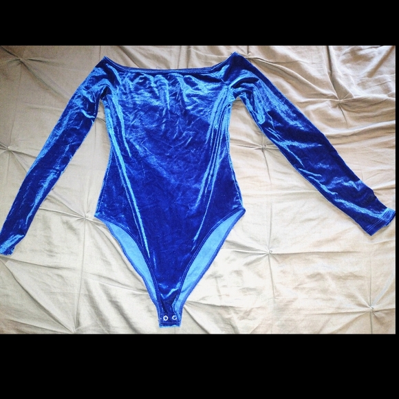 Forever 21 Tops - Crushed Velvet Bodysuit